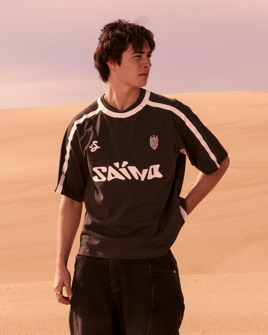 JERSERY TEE (DARK GREY)