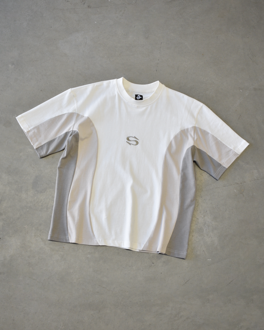 WHITE GRADIENT TEE