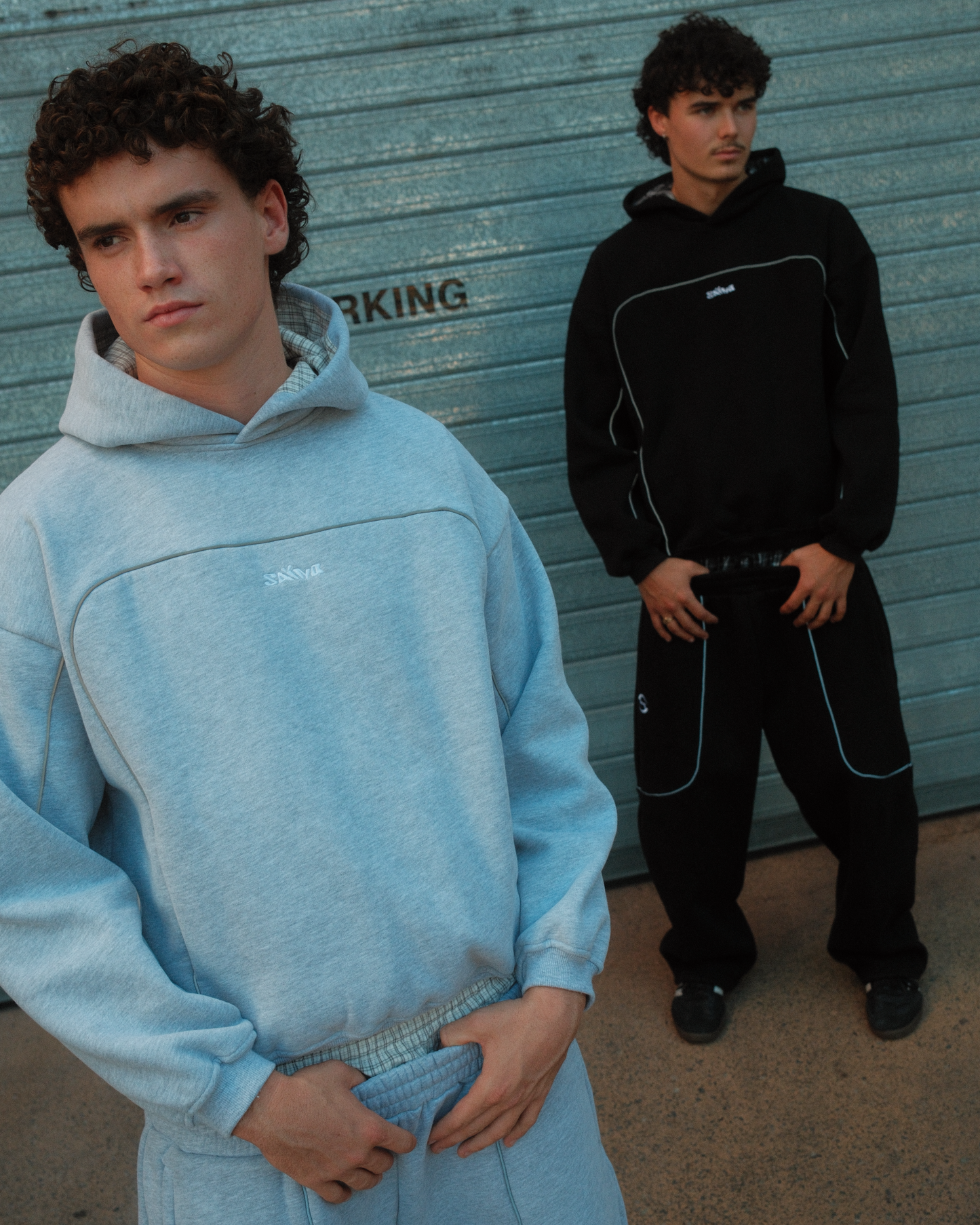 TRACKSUIT HOODIE (GREY)