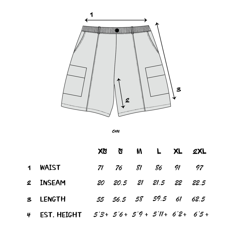 Size chart CM