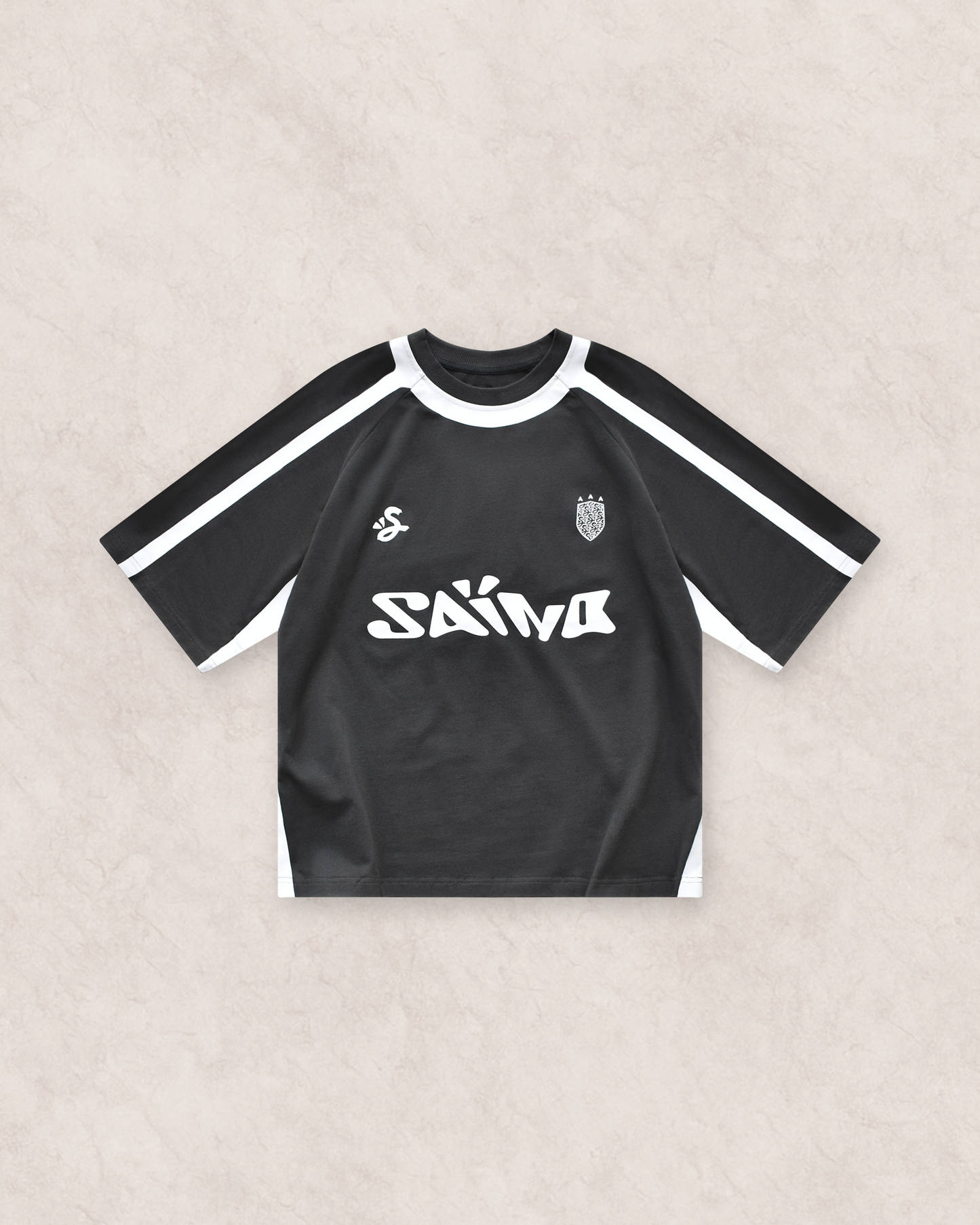 JERSERY TEE (DARK GREY)