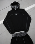 TRACKSUIT HOODIE (BLACK)