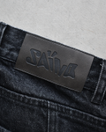 LAYERED JEANS (BLACK)