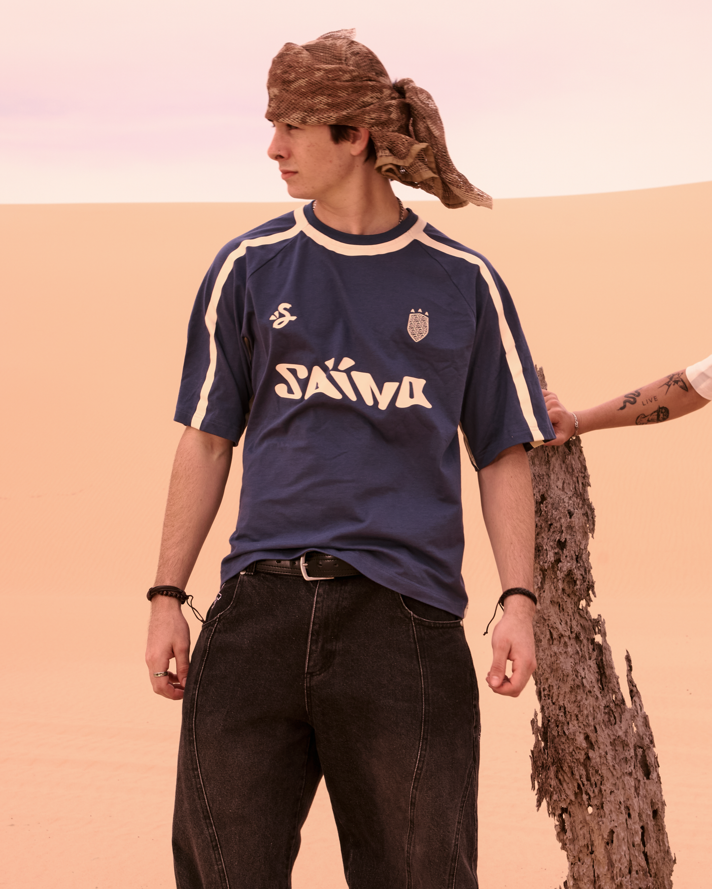 JERSERY TEE (BLUE)
