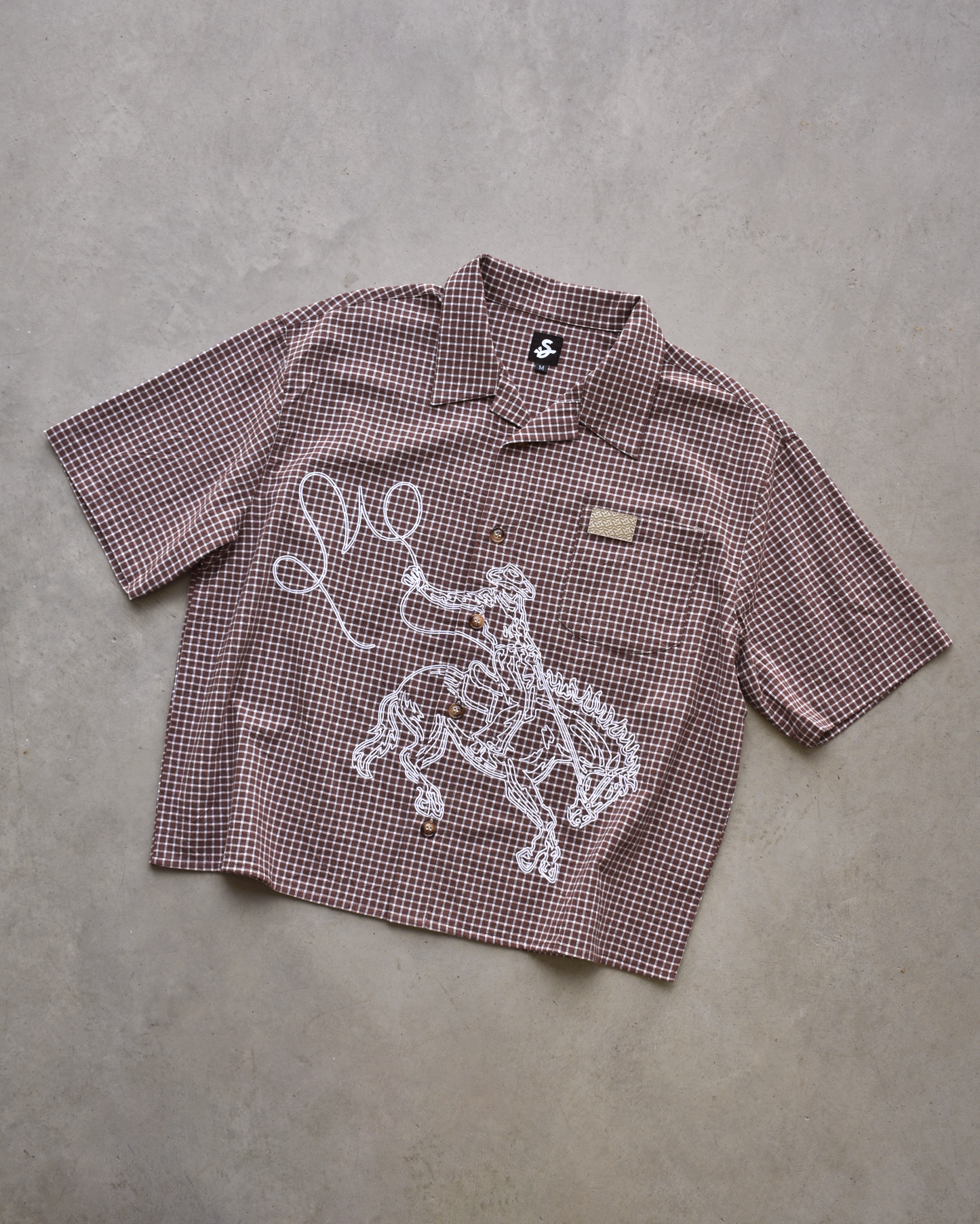 COWBOY BUTTON UP