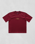 MESH TEE (BURGUNDY)
